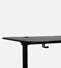 Blaze Writing Table in Black Finish  with Adjustable Height