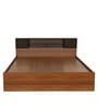 Blaze King Size Bed with Box Storage in Teak Finish