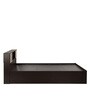 Blaze Queen Size Bed in Wenge Finish with Box Storage