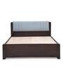 Blaze Solid Wood Queen Size Bed in Aqua Finish with Box Storage
