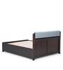 Blaze Solid Wood Queen Size Bed in Aqua Finish with Box Storage
