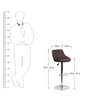 Blaze Swivel Bar Stool in Brown Colour