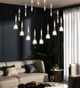 Blazily Smart Voice LED Chandelier Light | Stylish Modern Ceiling Fixture with Voice Control | Ambient Lighting for Living Room, Bedroom & Dining