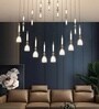 Blazily Smart Voice LED Chandelier Light | Stylish Modern Ceiling Fixture with Voice Control | Ambient Lighting for Living Room, Bedroom & Dining
