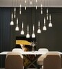 Blazily Smart Voice LED Chandelier Light | Stylish Modern Ceiling Fixture with Voice Control | Ambient Lighting for Living Room, Bedroom & Dining
