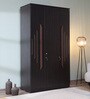 Blazing 3 Door wardrobe in Cairo Walnut & Dark Ebony Finish