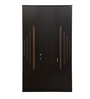 Blazing 3 Door wardrobe in Cairo Walnut & Dark Ebony Finish
