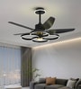 BLDC Retractable Blade Chandelier Ceiling Fan with LED Light