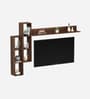 Blesky Miltra Combo TV Unit In Brown Maple Finish