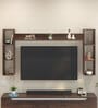 Blesky Miltra Combo TV Unit In Brown Maple Finish