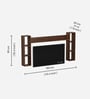 Blesky Miltra Combo TV Unit In Brown Maple Finish