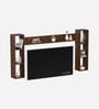 Blesky Miltra Combo TV Unit In Brown Maple Finish