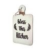 Bless This Kitchen White Wooden Wall Art