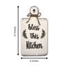 Bless This Kitchen White Wooden Wall Art