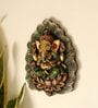 Blessing Ganesha Fiber Wooden Wall Art