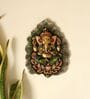 Blessing Ganesha Fiber Wooden Wall Art
