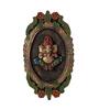Blessing Ganesha Fiber Wooden Wall Art