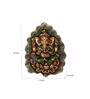 Blessing Ganesha Fiber Wooden Wall Art
