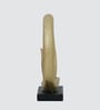Blessing Mudra Sculpture with Golden Finish & Resin Material Table D cor