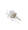 Bleu Flora Knob set of 6