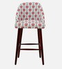 Blevins Fabric Bar Chair In Floral Print on White
