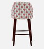 Blevins Fabric Bar Chair In Floral Print on White