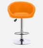 Bling High Counter Adjustable Bar Stool in Orange