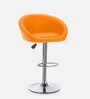 Bling High Counter Adjustable Bar Stool in Orange