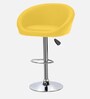 Bling High Counter Adjustable Bar Stool in Yellow