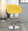 Bling High Counter Adjustable Bar Stool in Yellow