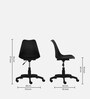 Bling Medium Back Office Chair In Black Colour