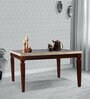 Bliss 8 Seater Dining Table in Beige & Brown Finish