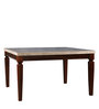 Bliss 8 Seater Dining Table in Beige & Brown Finish