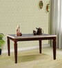 Bliss 8 Seater Dining Table in Beige & Brown Finish
