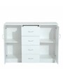 Bliss Storage Cabinet in White Colour