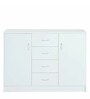 Bliss Storage Cabinet in White Colour