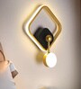 Bliss Diamond Gold And Black Metal Wall Lamp