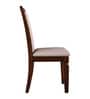 Bliss Solid Wood Dining Chair In Beige Colour (Set Of 2)