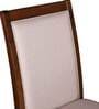 Bliss Solid Wood Dining Chair In Beige Colour (Set Of 2)