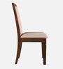 Bliss Dining Chairs In Walnut Finish