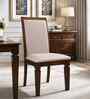 Bliss Dining Chairs In Walnut Finish