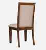 Bliss Dining Chairs In Walnut Finish