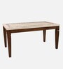Bliss Dining Table In Walnut Finish