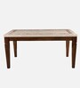 Bliss Dining Table In Walnut Finish