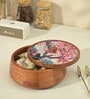 Bliss Floral Wooden Roti Box