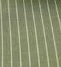 Green Striped 100% Cotton Double Bed Duvet Cover With 2 Pillow Covers