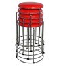 Bliss Stool in Red Colour