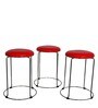 Bliss Stool in Red Colour