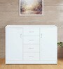 Bliss Storage Cabinet in White Colour