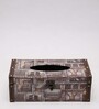 Blizz Brown & Grey MDF Tissue Box